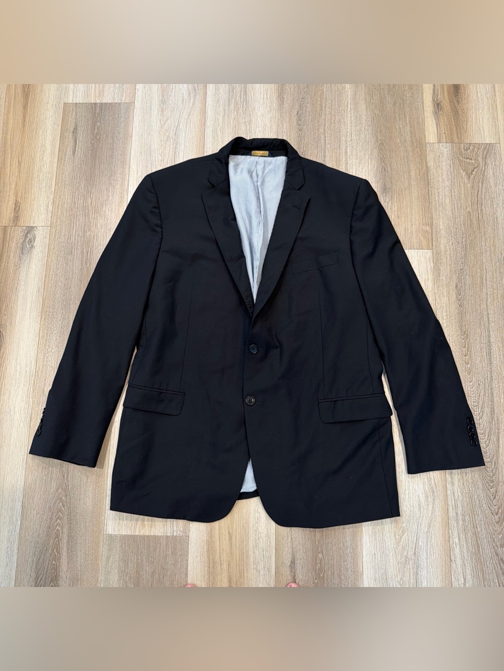 Brooks Brothers Explorer Madison Fit Blazer Wool Black Men’s 48L